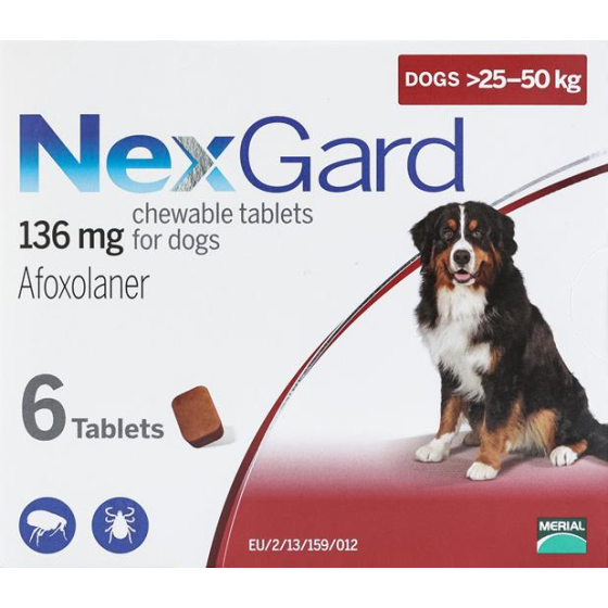 NEXGARD THUỐC TRỊ GHẺ, VIÊM DA, VE CHÓ CỦA MERIAL – PHÁP